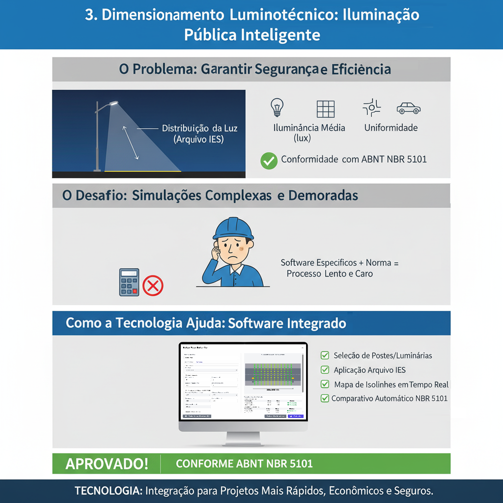 Esforços nos Postes